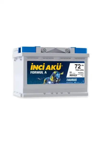 İnci Akü 12V 72 Ah 700A EN Formul A Taurus Akü: Güvenilir ve Dayanıklı Otomotiv Güç Kaynağı