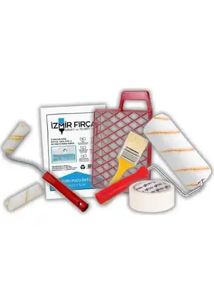 İzmir Fırça Ev Boyama Seti-6: Çok Yönlü ve Pratik Boyama Araçları İçeren Kapsamlı Set