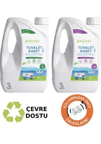 Jenovin Ölçek Hediyeli Karavan, Tekne ve Yat İçin Çevre Dostu Tuvalet Kimyasalı 75-90 karakter