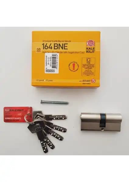 Kale 164 Bne 68 mm Emniyet Kartlı Bilyalı Silindir Güvenlik ve Estetik Bir Çözüm