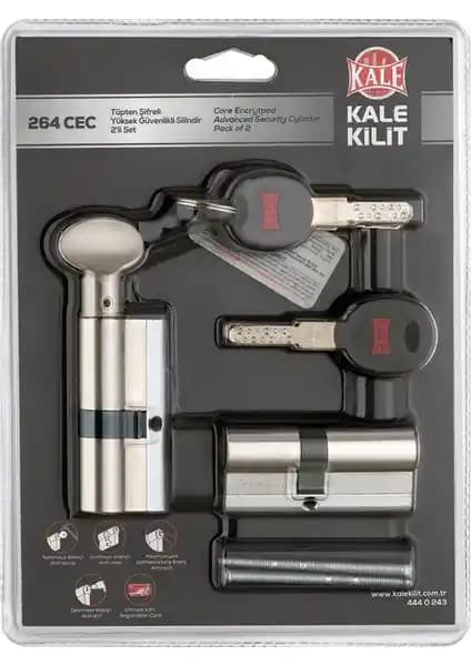 Kale 264 Cec Tüpten Şifreli Güvenlikli Silindir Ürünü ve Özellikleri