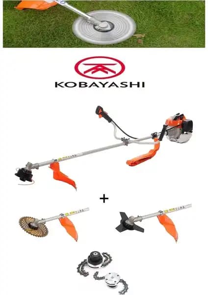 Kobayashi Japon Çim Biçme Makinası Çoklu Set 5,7 Hp Güçlü ve Dayanıklı Bahçe Makinesi