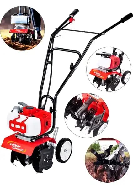 Lieber Alman Turbo Profesyonel 16 HP Çapa Makinesi: Güçlü ve Dayanıklı Bahçe ve Tarla İşleri