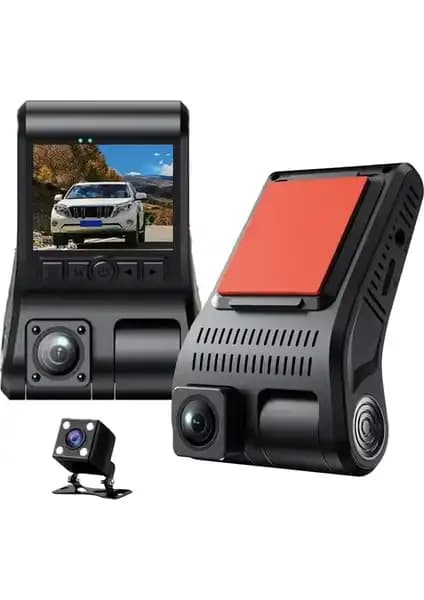Linas 1080P Full HD 3 Kameralı Araç Kamerası Güvenlik ve Kayıt Çözümü