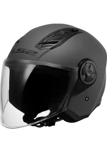 LS2 Airflow 2 Mat Titanyum Kask Güvenlik ve Konfor Sunan Modern Tasarım