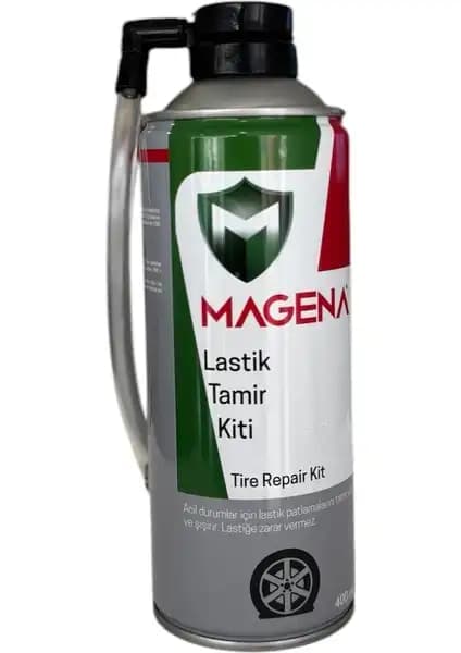 Magena Lastik Tamir Kiti Sprey Köpüğü 400 ml - Hızlı ve Güvenilir Lastik Onarım Çözümü