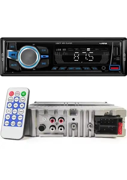 MEGA VM-410 Oto Teyp 4x60 Watt Bluetooth ile Güç ve Çok Yönlülük Sunar