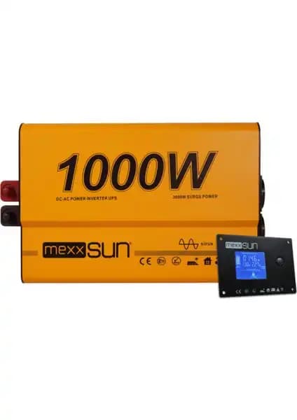 Mexxsun 12V 1000W Tam Sinüs İnverter ile Güç Kaynağınızı Güvence Altına Alın