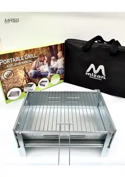 Mizan Çantalı Galvaniz Katlanır Mangal: Hafif, Pratik ve Dayanıklı Seyahat ve Piknik İçin