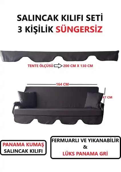 Mor Minder Süngersiz Tenteli Salıncak Kumaş Seti Dış Mekan Kullanımı ve Koruma Çözümleri