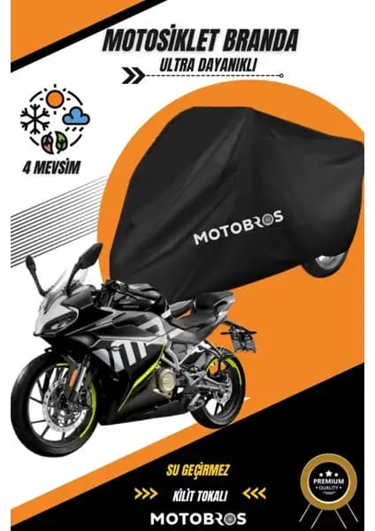 Motobros CF 250 SR Siyah Su Geçirmez Dayanıklı Motosiklet Brandası Ürün Özellikleri ve Kullanım Avantajları
