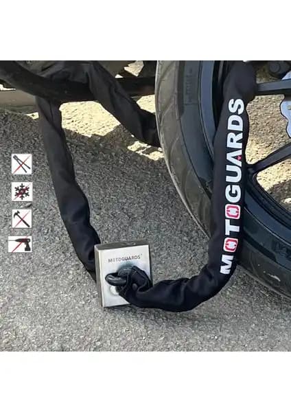 Motoguards Armored MA-13 Zırhlı Kilit ve Zincir Seti Güvenlik Çözümü