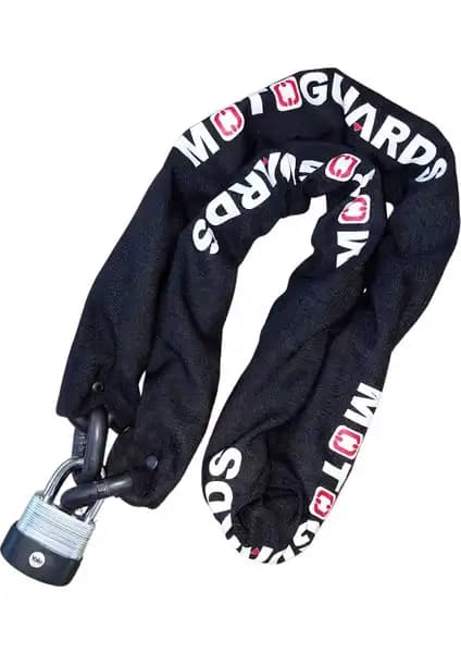 Motoguards GRADE80 10MM Çelik Zincir ve Yale Y127B/45/125/1 Asma Kilit ile Güvenli Motosiklet Koruması