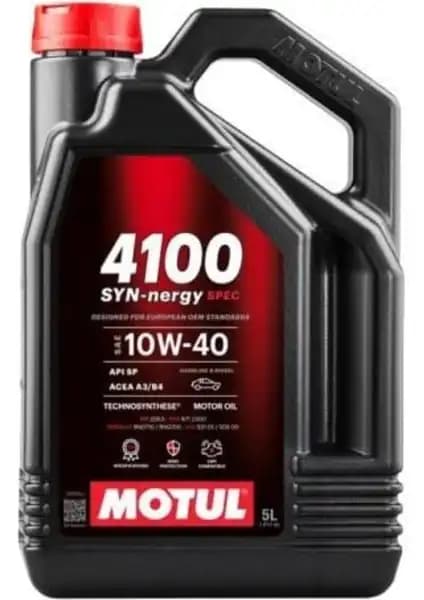 Motul 4100 Syn-Nergy Spec 10W-40 Yüksek Performanslı Motor Yağı Özellikleri ve Kullanım Alanları