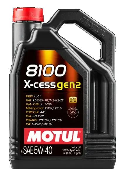 Motul 8100 X-Cess Gen2 5W40 Yüksek Performanslı Motor Yağı Ürün Tanıtımı