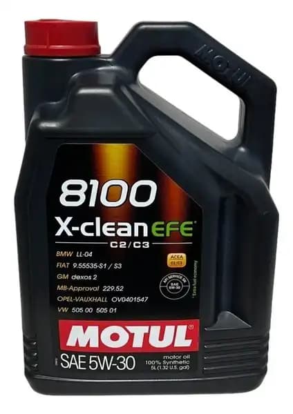 Motul 8100 X-Clean Efe 5W-30: Yüksek Performanslı ve Çevre Dostu Motor Yağı
