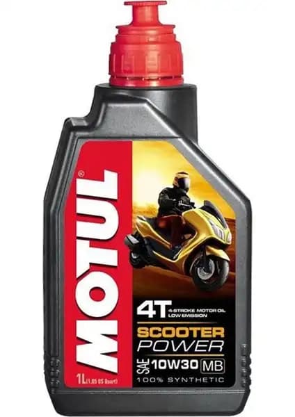 Motul Scooter Power 10W30 4 Zamanlı Scooter ve Maxi Scooter Motorları İçin Tam Sentetik Yağ