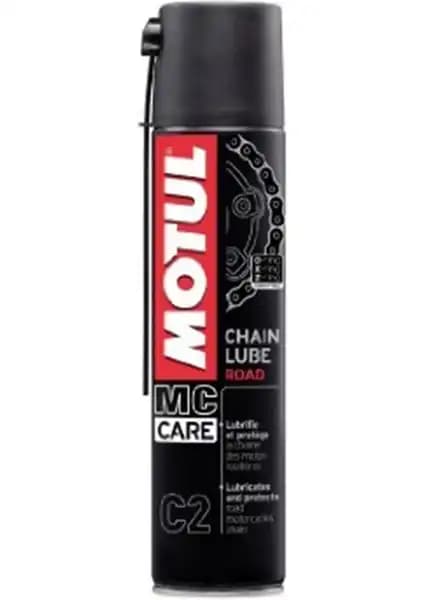 Motul Zincir Yağlama Spreyi C2 400ML ile Motosiklet Zinciri Bakımında Yenilikçi Çözüm
