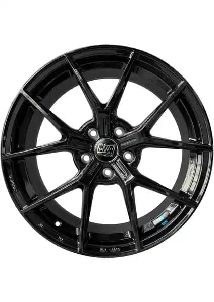 MSW P1 5X100 8X18 ET45 Parlak Siyah Jantlar Otomobil Performans ve Estetik Artırıcı