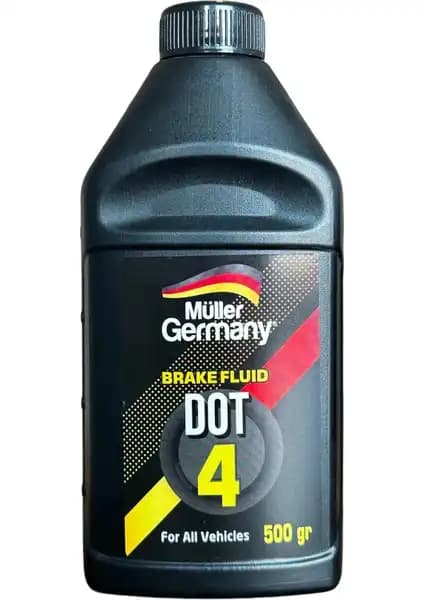 Müller Germany Hidrolik Fren Yağı Dot 4: Yüksek Performans ve Güvenlik İçin Uygun Seçenek