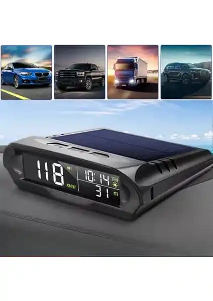 MultiZone Güneş Enerjili GPS Hız Göstergesi: Güvenli ve Konforlu Sürüş İçin Yenilikçi Çözüm