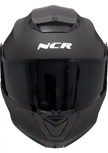 NCR Stars Çene Açılır Siyah Mat Kask Güvenlik ve Konforun Modern Tasarımı