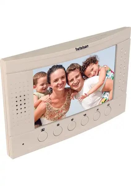 Netelsan Sworder 7'' Beyaz Görüntülü Diafon Güvenlik ve Konfor İçin Modern Çözüm
