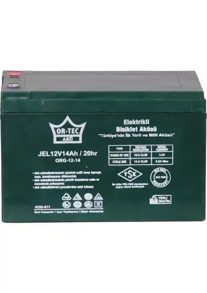 Or-Tec Ortec Jel Akü 12 V 14 Ah: Yüksek Performanslı Güç ve Güvenilirlik