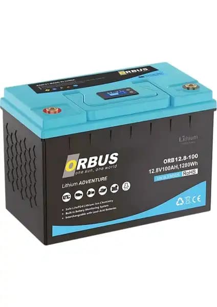 Orbus 12.8V 100Ah Lityum Akü: Yüksek Performans ve Dayanıklılık İçin İdeal Çözüm