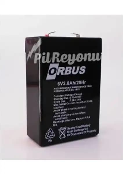 Orbus 6V 4Ah Kuru Akü: Güçlü ve Güvenilir Portatif Enerji Kaynağı Tanıtımı