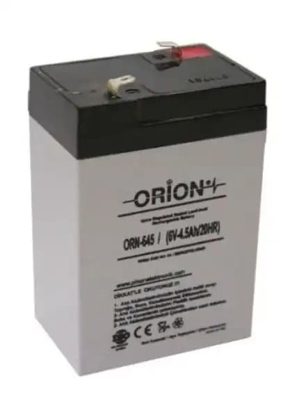 Orion 6V 4.5Ah Bakımsız Kuru Akü: Endüstriyel ve Medikal Uygulamalar İçin Güç Kaynağı