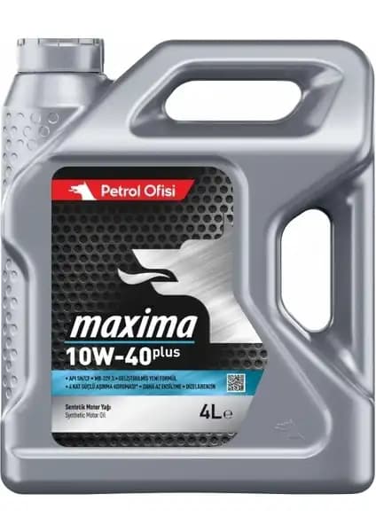 Petrol Ofisi Maxima 10W/40 Plus Motor Yağı 2025 Üretim Yılıyla Güç ve Dayanıklılık
