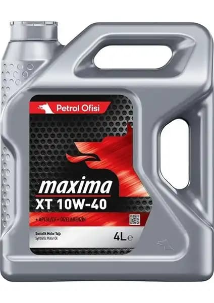 Petrol Ofisi Maxima Xt 10W-40 10W-40 Sentetik Motor Yağı Modern Araçlar İçin Uygun
