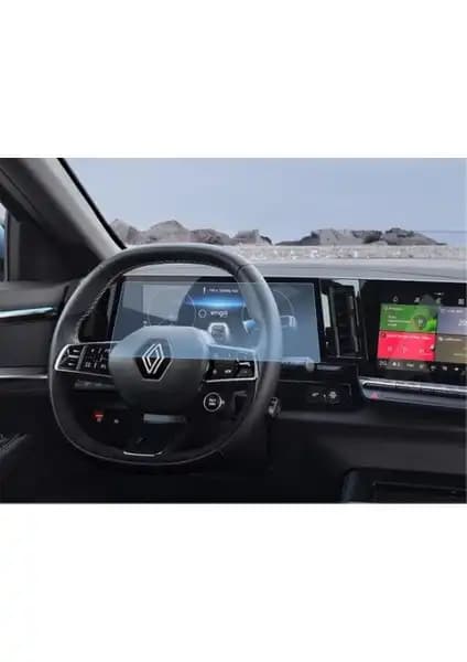 Renault Austral için 12.3 İnç Dijital Gösterge Ekran Koruyucu Nano Teknoloji ile Güçlendirilmiş