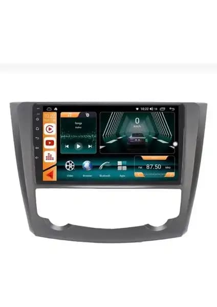 Renault Kadjar 2015/2017 için Android Auto ve CarPlay Uyumlu Multimedya Sistemi