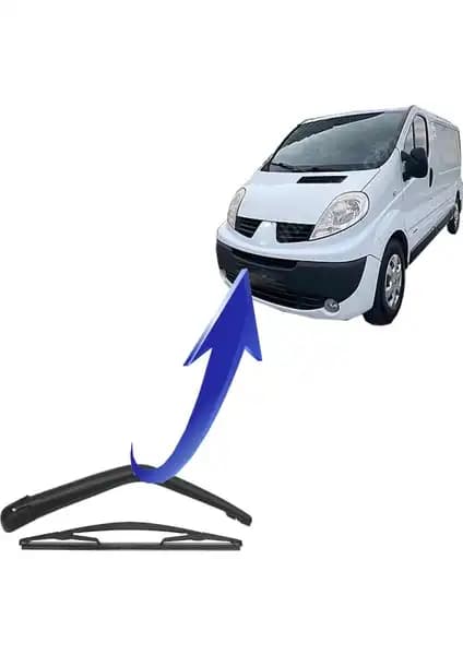 Renault Traffic İçin Maxtell Arka Silecek Kolu ve Süpürgesi Uyumlu Yedek Parça