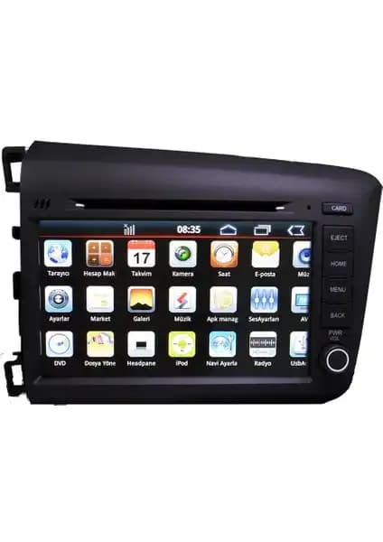 Roadstar Android Navigasyon ve Multimedya Sistemi Honda Civic 2012-2015 için uygun ve yüksek teknolojili araç içi eğlence çözümü