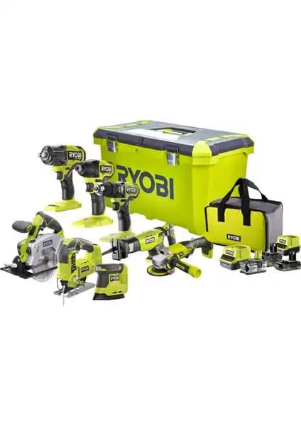 Ryobi R18CK8-342T Kömürsüz Motor Akülü Çok Yönlü Güç Seti Detaylı İnceleme