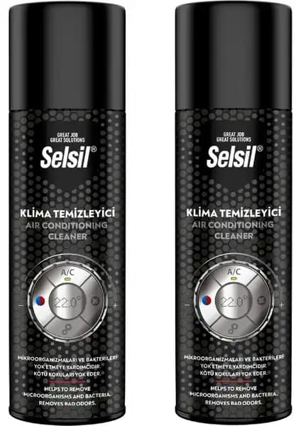 Selsil 2'li Klima Temizleyici Sprey: Hijyenik ve Ferahlatıcı Araç Klima Çözümü