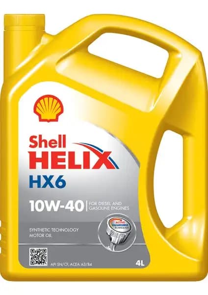 Shell Helix HX6 10W-40 4 Litre Motor Yağı ile Motor Koruma ve Performans Artırımı