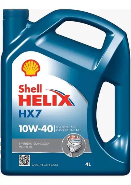 Shell Helix HX7 10W-40 4 Litre Motor Yağı ile Motor Koruma ve Performans Artışı