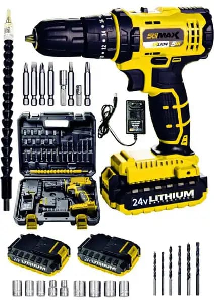 Stilmax STM1069 24 V Çift Akülü Şarjlı Darbeli Matkap Detaylı İnceleme ve Özellikleri
