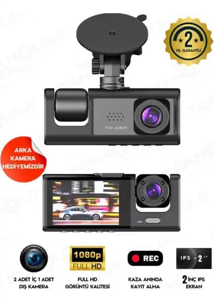 Teknoloji Gelsin 1080P Dash Cam ile Güvenli ve Net Araç Kayıt Deneyimi