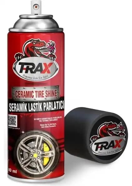 Trax Seramik Lastik Parlatıcı Aerosol ile Aracınızın Lastiklerini Uzun Süre Parlak ve Korunaklı Tutun