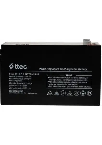 Ttec 12V 7Amper Kuru Tip Akü: Hafif ve Güçlü Enerji Kaynağı Özellikleri