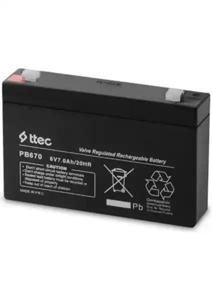 Ttec 6 Volt 7 Amper Wonder Car Aküsü: Güçlü ve Dayanıklı Elektronik Enerji Kaynağı