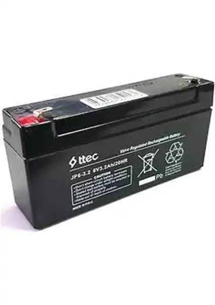 Ttec 6V 3.2AH Bakımsız Kuru Akü: Güçlü ve Güvenilir Enerji Kaynağı