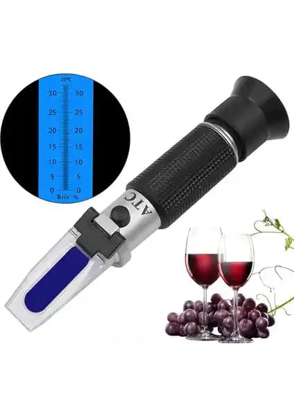 UniChrome Zauss 0-32% Brix Reflektometre ile Evde Şarap ve Bira Üretiminde Hassas Ölçüm