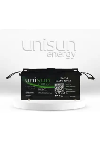 Unisun Enerji 12.8V 400AH Lifepo4 Batarya Güç ve Güvenilirlik Sunar