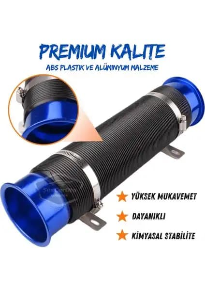 Universal Akordiyon Açık Hava Filtre Borusu ile Araç Performansını Artırın